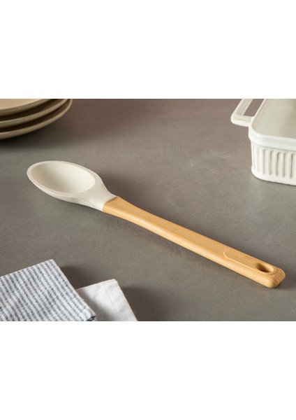 Eddy Silikon Servis Kaşığı 29 cm Açık Bej fiyatları