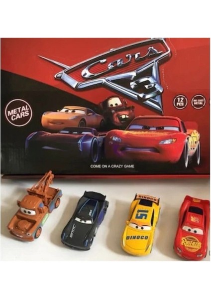 Cars Mater Jackson Storm Cruz Ramirez Oyuncak Arabalar Metal 4'lü Set