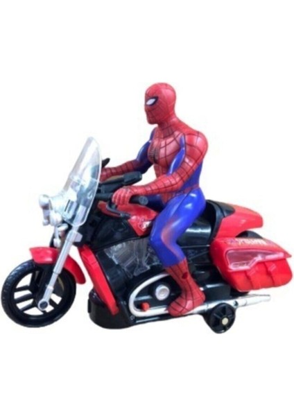 Medska Spiderman Pilli Işıklı Motorlu Örümcek Adam , Spıderman , Motar, Motorsiklet Y058
