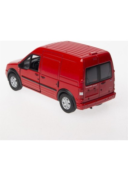 Metal 1:36 Ölçek Çek Bırak Ford Transit Connect Kırmızı 1:36 Ölçek Ford Transit