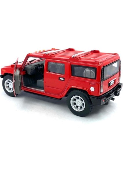 Kinsmart 2008 Hummer H2 Suv - Çek Bırak Lisanslı Model Oyuncak Araba 1:40 KT5337D