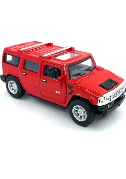 Kinsmart 2008 Hummer H2 Suv - Çek Bırak Lisanslı Model Oyuncak Araba 1:40 KT5337D