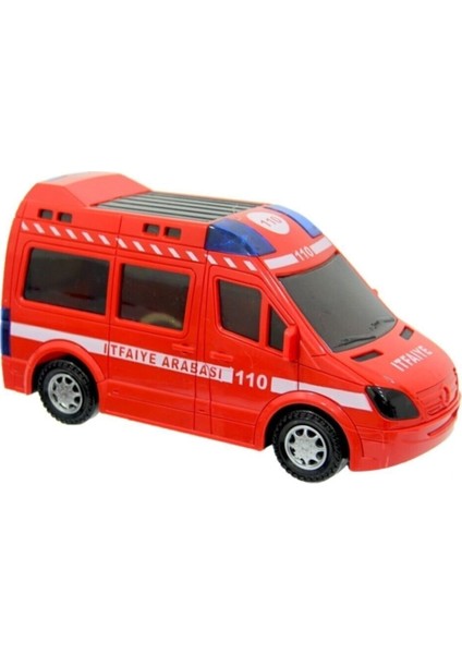 Elzdunya Prestij Oyuncak PRE110 Itfaiye Arabası Sirenli Işıklı Çarp Dön 21 cm 8898880010033