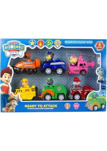 Paw Patrol 6lı Oyuncak Seti