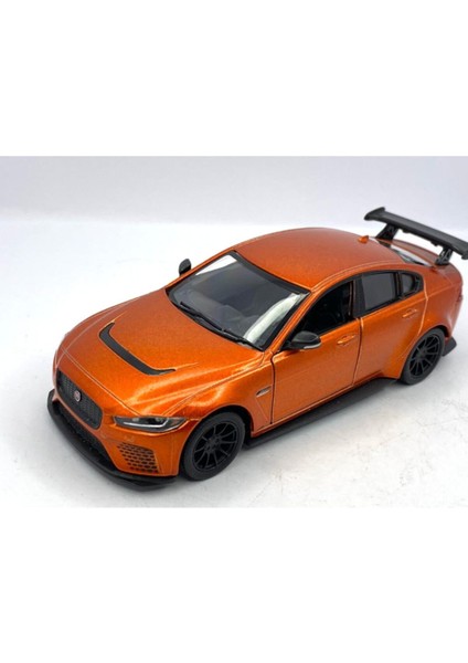 Çek Bırak Jaguar Xe Sv Project 8 ( Turuncu ) Oyuncak Araba