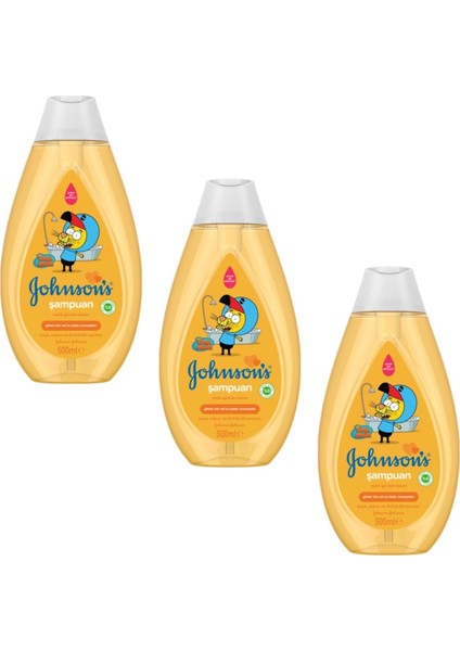 Johnson's Baby Kral Şakir Bebek Şampuanı 500 ml 3 Adet
