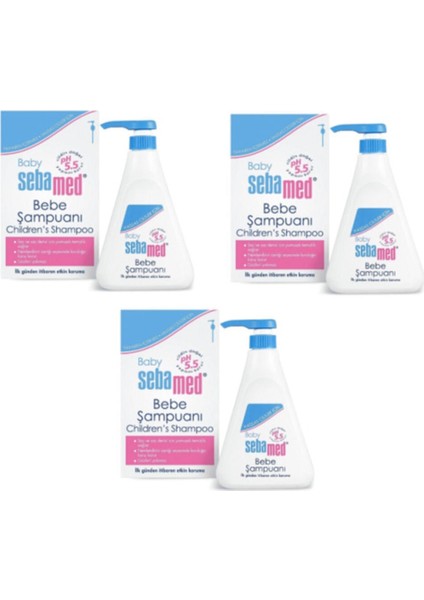 Baby Sebamed Bebek Şampuanı 500 Ml*3 Adet