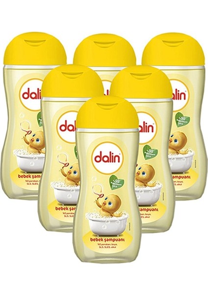 Bebek Şampuan 200ML 6 Adet Dalin 200 ml