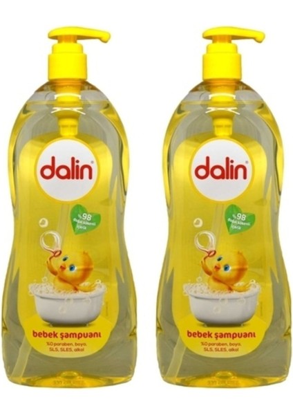 Bebek Şampuanı 900ML 2 Adet Dalin Bebek Şampuanı 900ML 2