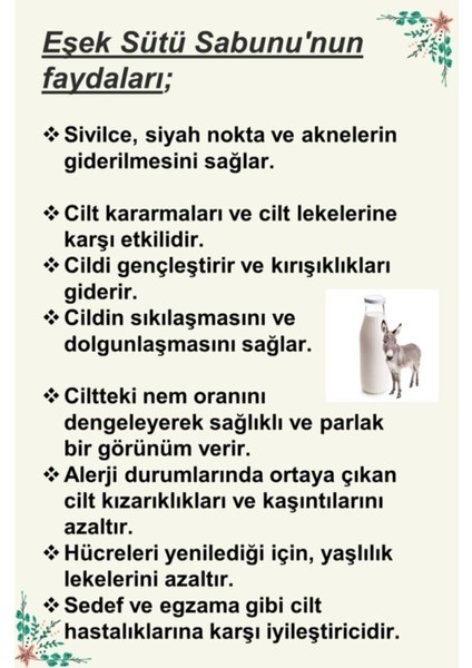 %100 Doğal At Kılı Batık Fırçası ve Kabak Lifli Ballı Eşek Sütlü Sabun 2'li Seti S