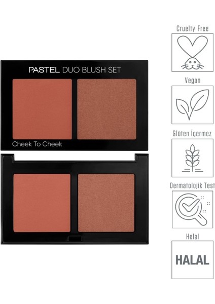 Cheek To Cheek Duo Blush Set 20 Warm Honey - Ikili Allık fiyatları