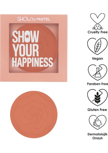 Show Your Happiness Toz Allık NO:205 Cosy Çok Renkli Vegan ve Dermatolojik Onaylı modelleri