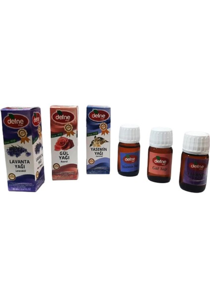 Lavanta + Gül + Yasemin Yağı 3 X 20 Ml