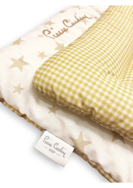 Elits Bebek Pierre Cardin Lüks Nakışlı Alt Açma Minderi - Ekru fırsatları