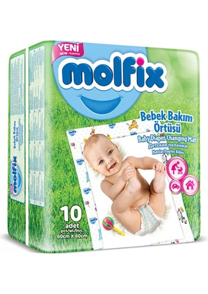 Molfıx Bebek Bakım Örtüsü 10LU