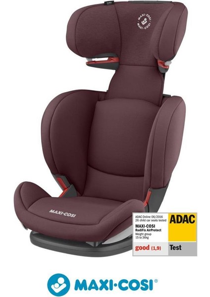 Rodi Fix Air Protect Adac'lı Isofix'li 15-36 kg Çocuk Oto Koltuğu Authentic Red