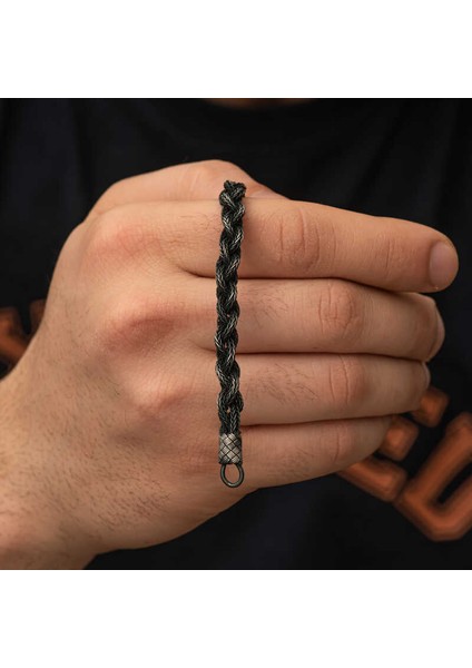 Gümüş Kazaziye Örgü Bileklik indirimleri