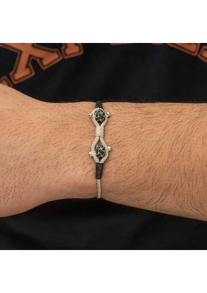 Gümüş Kazaziye Örgü Bileklik fiyatları