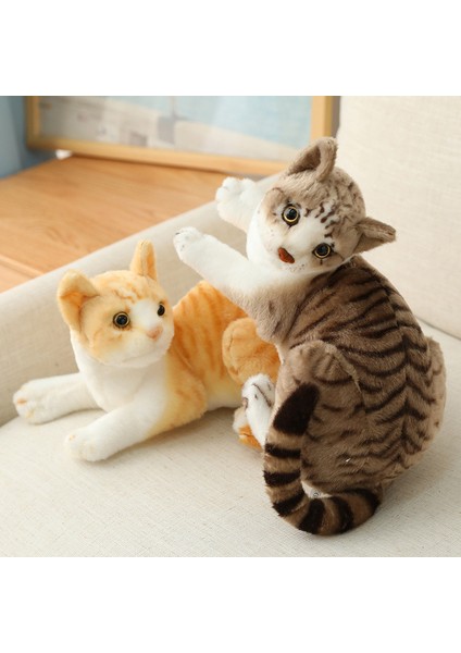 Simülasyon Siyam Kedi Bebek Kedi Peluş Oyuncak (Yurt Dışından)