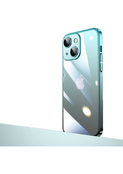 Apple Iphone 14 Kılıf Renk Geçişli Parlak Sert Senkron Kapak