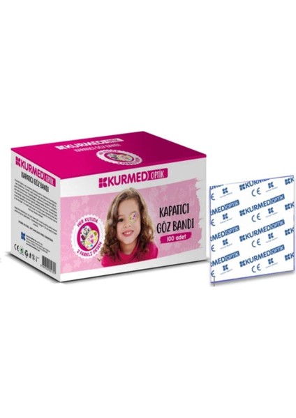 Optik Kız Göz Bandı 100 Adet