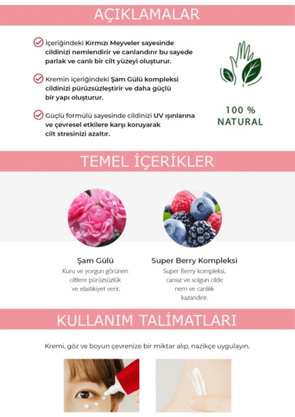 Adenozin Içeren Altı Koyu Görünümü & Boyun Kremi 10ML indirimleri