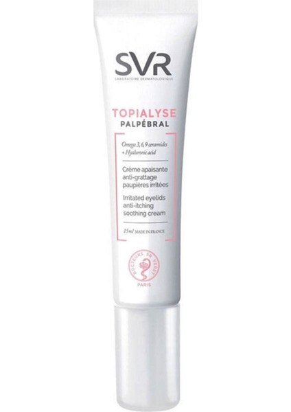 Kuru ve Hassas Göz Çevresi Kremi - Topialyse Palpebral Cream 15 ml