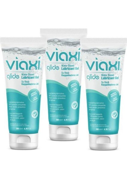 Su Bazlı Glide Jel Sade 200 Ml X3 Adet