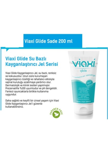 Glide Kayganlaştırıcı Jel Naturel 200 Ml