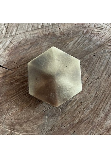 Antik Pirinç Bronz Kare Kabara Raptiye Kapı Çivisi 5cm 1ADET