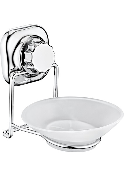 Delmeye Son Yapışkanlı Katı Sabunluk Düzenleyici Krom YK-713