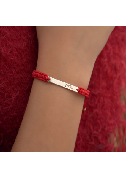 Ipli Plaka Altın Bileklik 14 Ayar (Harf,isim,tarih) Sarı Altın modelleri