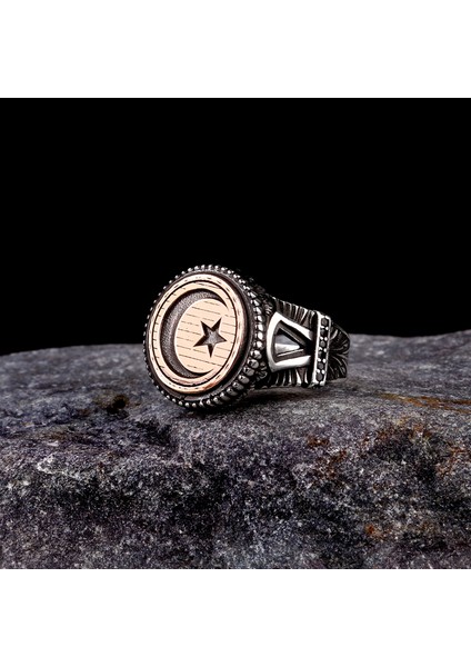 Ayyıldız Model 925 Ayar Gümüş Erkek Yüzük fiyatları