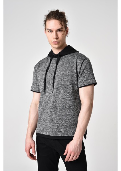 Kapüşonlu T-Shirt (E22-707B)