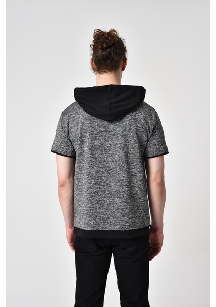 Kapüşonlu T-Shirt (E22-707B)