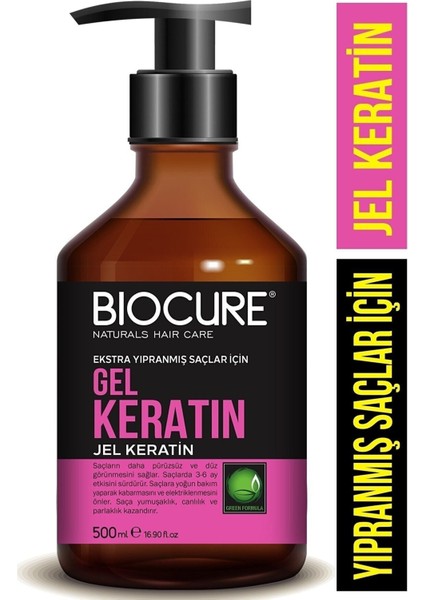 Saç Düzleştirici Jel Keratin 500ML