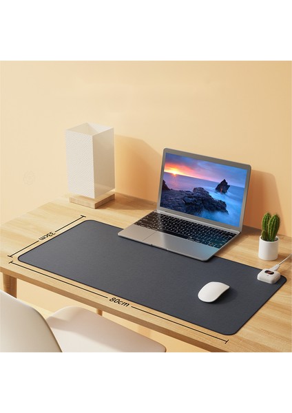 80*33CM Dijital Ekran Isıtmalı Fare Altlığı (Yurt Dışından)