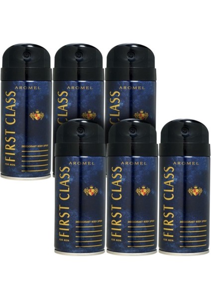 First Class Deodorant 150 ml x 6 Adet