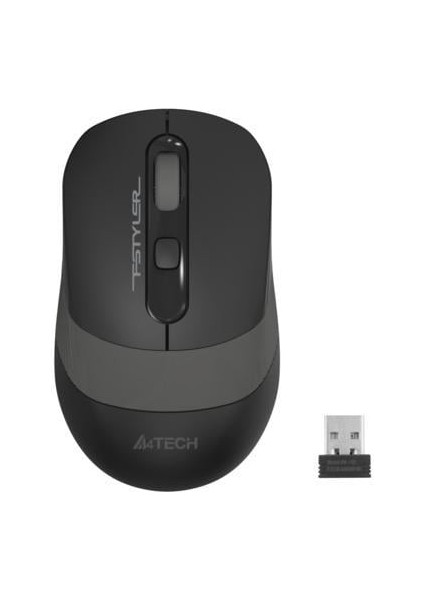 A4 Tech FG10S Kablosuz Silent Mouse Gri - 2000DPI