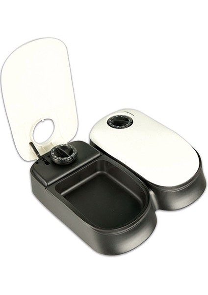 Zaman Ayarlı Mama Kabı Çiftli 27X7X24CM