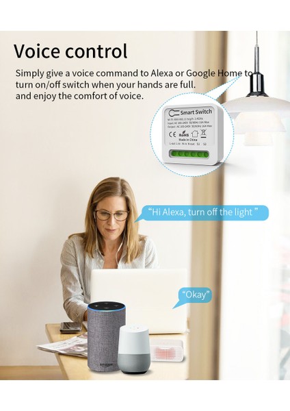 Doodle Wifi Akıllı Anahtarı App Uzaktan Kumanda Alexa Ses Kontrolü Akıllı Kaset Açıcı (Yurt Dışından)