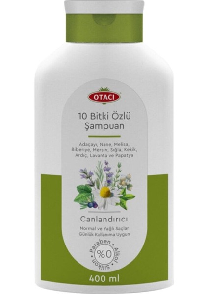 10 Bitki Özlü Şampuan 400 ml