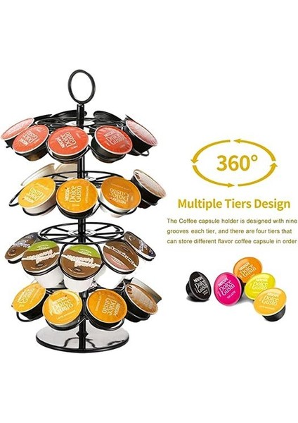 Kahve Pod Tutucu Depolama Çekme Kahve Kapsülleri Organizatör Dolce Gusto / K Capsüller Için Kapsül Kahve Kapsülleri Depolama Raf |