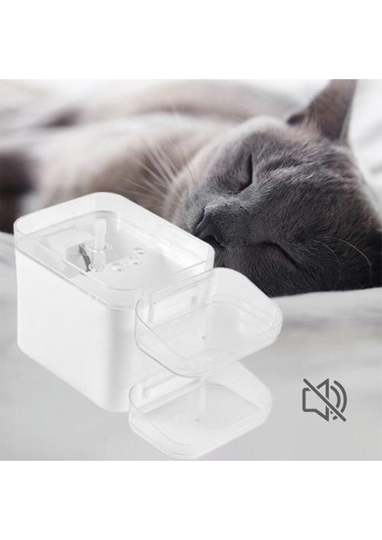 Otomatik Kedi Köpek Su Çeşmesi Akıllı Pet Içme Kase ile Kızılötesi Hareket Sensörü ile Pet Su Dağıtıcı Besleyici ile Aydınlatma | Kedi Besleme ve sulama Malzemeleri (Beyaz) modelleri