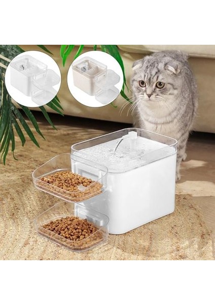Otomatik Kedi Köpek Su Çeşmesi Akıllı Pet Içme Kase ile Kızılötesi Hareket Sensörü ile Pet Su Dağıtıcı Besleyici ile Aydınlatma | Kedi Besleme ve sulama Malzemeleri (Beyaz) indirimleri