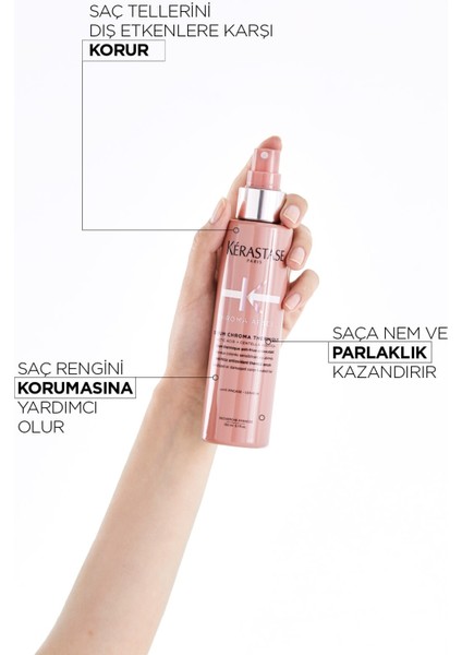 Chroma Absolu Boyalı Saçlar Için Elektriklenme Karşıtı Antioksidanlı Termik Serum 150ML