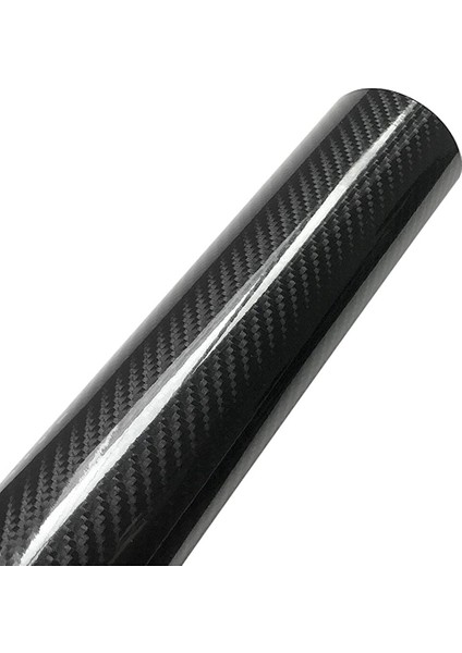 5d Karbon Fiber Folyo Ultra Parlak Hava Kanallı 30 cm x 1 Metre