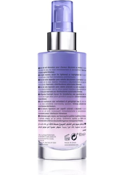 Blond Absolu Serum Cicanuit Açık Renkli Saçlı Saçlar Için Onarıcı Gece Saç Bakım Serumu 9 indirimleri