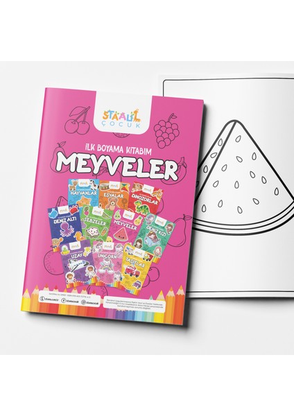 Ilk Boyama Kitabım - Meyveler