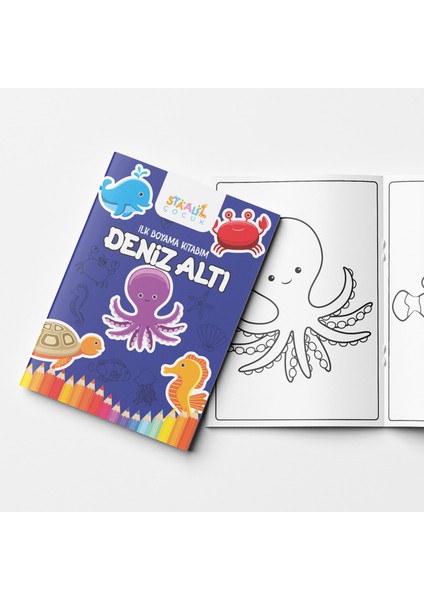 Ilk Boyama Kitabım - Deniz Altı modelleri